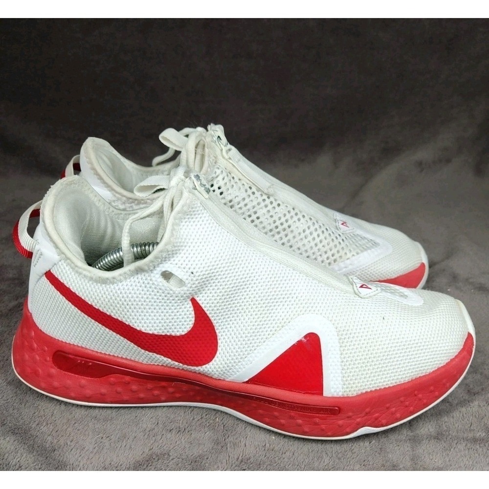 Nike PG 4‎ CW4134-114 Zipper Lace Basketball Shoes Mens Size 7.5 M Paul George